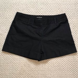EXPRESS dark wash shorts